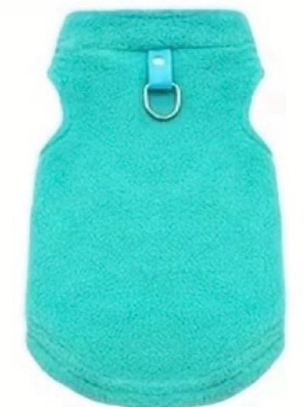 Dog Fleece Sweater Light Teal Medium